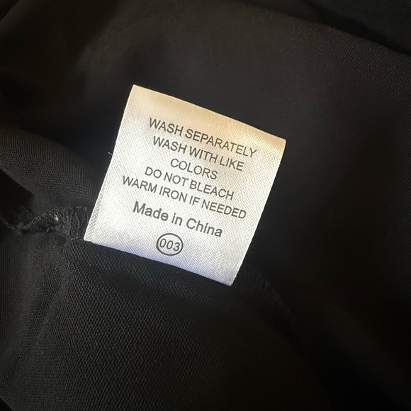 Black Long Sleeve Wrap Dress Belted Plus Size 2X Midi - Picture 8 of 8